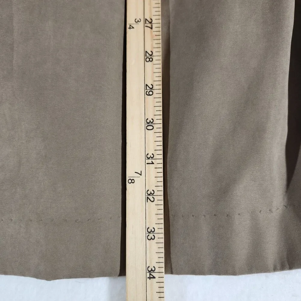 Vintage London Fog Maincoat Womens Size Medium  Reg Khaki Made In USA - Picture 9 of 16